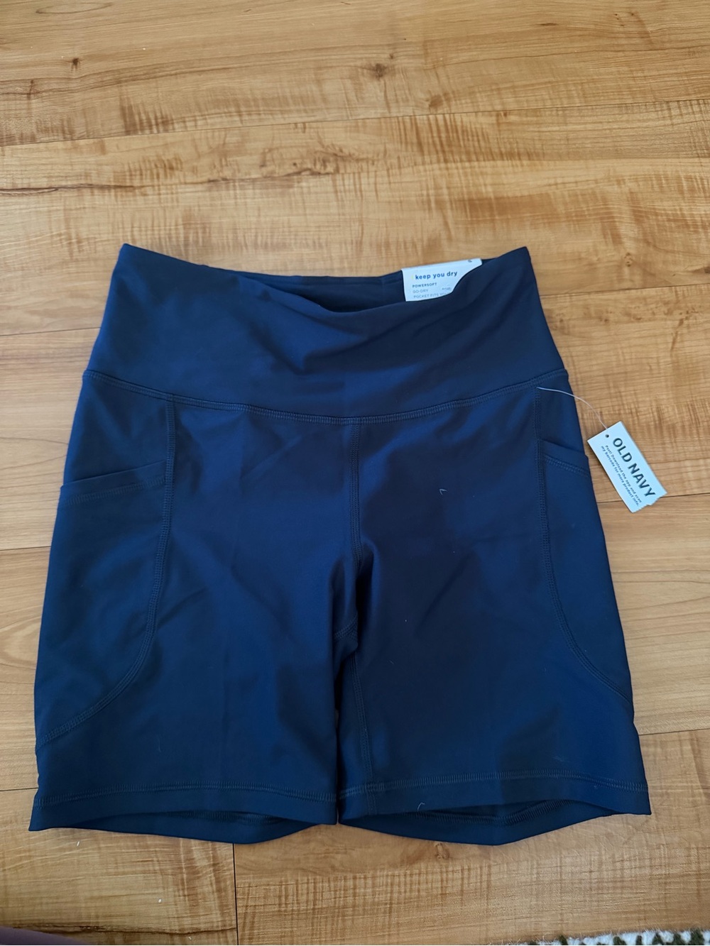 Old Navy Navy Bike Shorts with Side Pockets